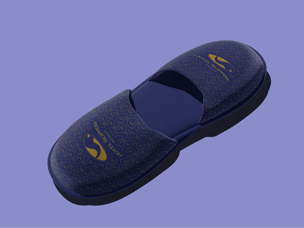 Hotel Slippers Mockup Stack It Preview 1