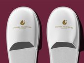 Hotel Slippers Mockup Top View Preview 4