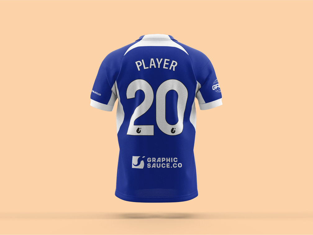 Jersey Mockup Back View Preview 1