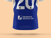 Jersey Mockup Back View Preview 5