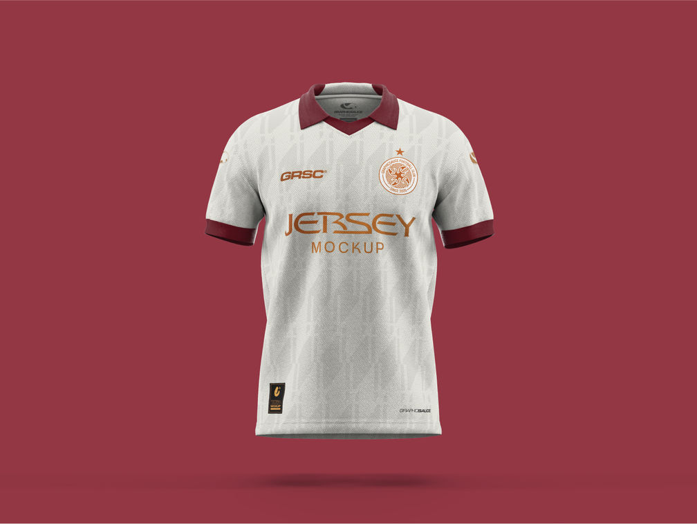 Jersey Mockup Front View Preview 1