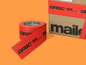 Mailing Box With Tape Mockup Half Side View Preview 4