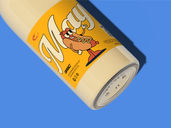 Mayonnaise Bottle Mockup Isometric Preview 5