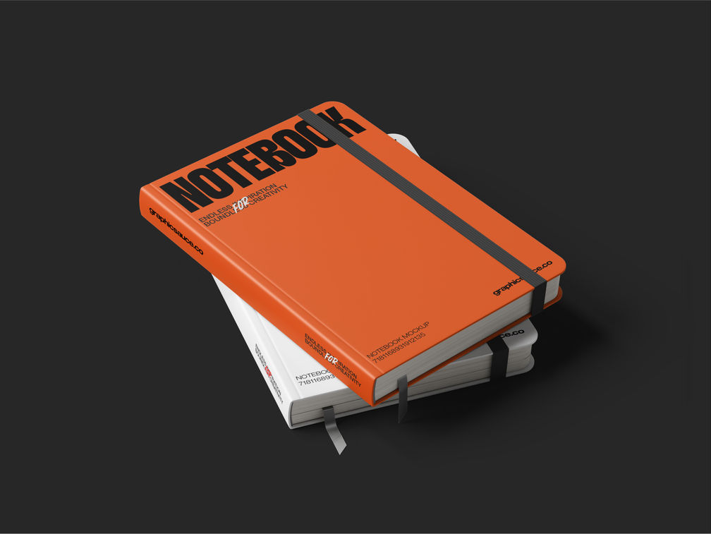 Notebook Mockup Stack It View Preview 1
