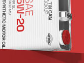 Oil Tin Can Mockup Low Angle View Preview 5
