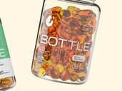 Pill Capsule Bottle Mockup Flying View Preview 5