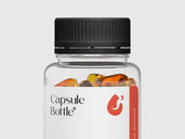Pill Capsule Bottle Mockup Front View Preview 4