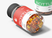 Pill Capsule Bottle Mockup Stack It View Preview 4