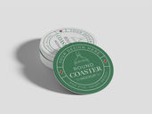 Round Coaster Mockup Half Side View Preview 3