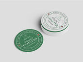 Round Coaster Mockup Isometric Preview 3