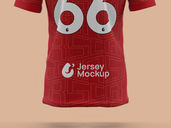 Soccer Jersey Mockup Back View Preview 5