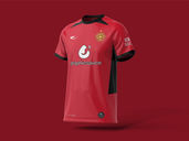 Soccer Jersey Mockup Half Side View Preview 2