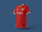 Soccer Jersey Mockup Half Side View Preview 3