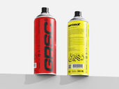 Spray Can Mockup Low Angle View Preview 2