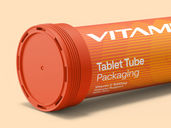Tablet Tubes Mockup Half Side View Preview 4