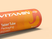 Tablet Tubes Mockup Half Side View Preview 5