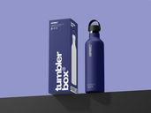 Tumbler Box Mockup Low Angle View Preview 2