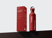 Tumbler Box Mockup Low Angle View Preview 3