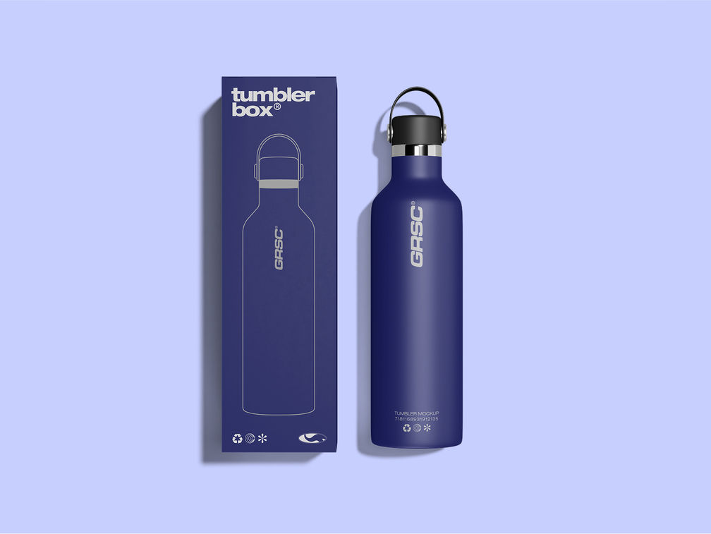 Tumbler Box Mockup Top View Preview 1