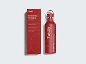 Tumbler Box Mockup Top View Preview 3