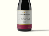 Wine Glass Bottle Mockup Front View Preview 5