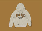 Zipper Hoodie Mockup Top View Preview 3