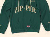 Zipper Hoodie Mockup Top View Preview 5