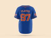 Baseball Jersey Mockup Back View Preview 2