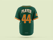 Baseball Jersey Mockup Back View Preview 3