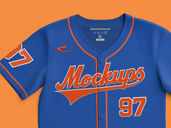 Baseball Jersey Mockup Top View Preview 4