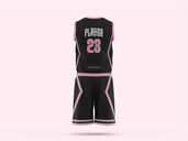 Basketball Jersey Mockup Back View Preview 3