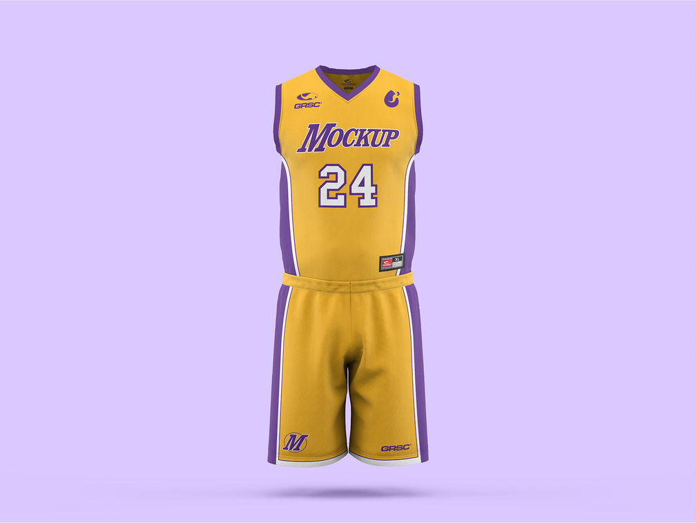 Basketball Jersey Mockup Front View Preview 1