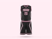 Basketball Jersey Mockup Front View Preview 3
