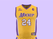 Basketball Jersey Mockup Front View Preview 4
