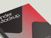 Binder Mockup Isometric View Preview 5