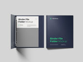 Binder Mockup Top View Preview 3