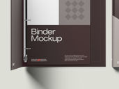 Binder Mockup Top View Preview 4
