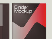 Binder Mockup Top View Preview 5