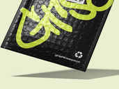 Bubble Mailer Mockup Flying View Preview 4