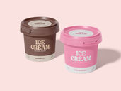 Bucket Ice Cream Cup Mockup Front View Preview 3