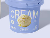 Bucket Ice Cream Cup Mockup Front View Preview 4
