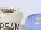 Bucket Ice Cream Cup Mockup Front View Preview 5