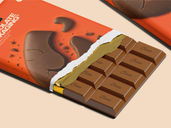 Chocolate Bar Packaging Mockup Half Side View Preview 4