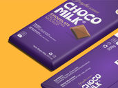 Chocolate Bar Packaging Mockup Isometric View Preview 4