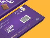 Chocolate Bar Packaging Mockup Isometric View Preview 5