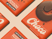 Chocolate Bar Packaging Mockup Top View Preview 4
