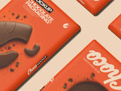Chocolate Bar Packaging Mockup Top View Preview 5