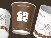 Coffe Cup Mockup Side View Preview 4