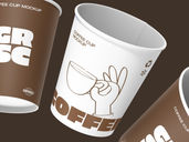 Coffe Cup Mockup Side View Preview 5