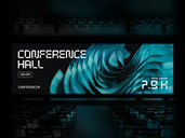 Conference Screen Mockup Front View Preview 3